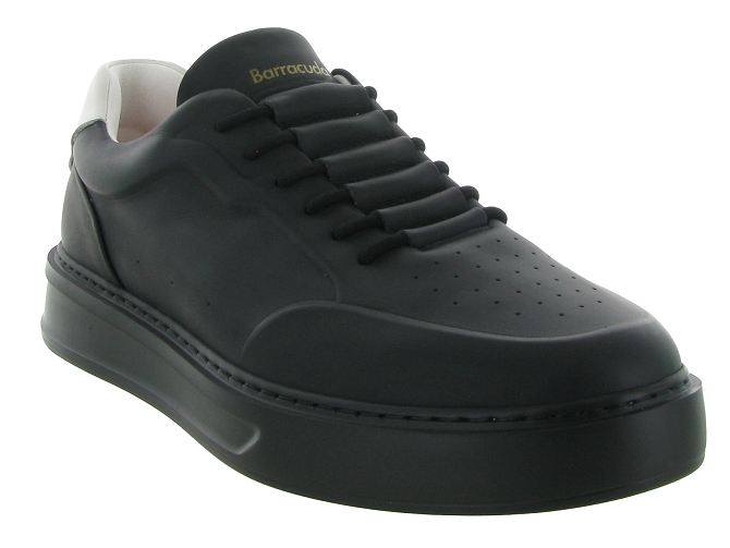 baskets et sneakers - Tendance - homme - Cuir - Noir - Barracuda9759001_3