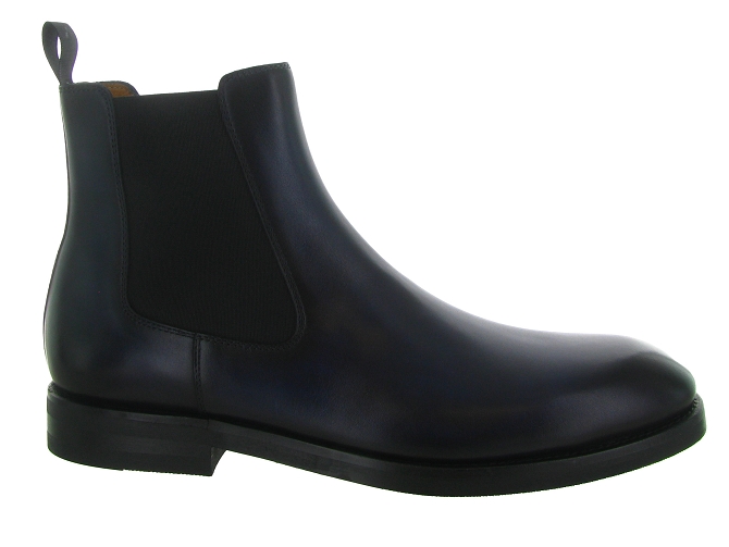 bottines et boots - Chelsea - homme - Cuir - Bleu Marine - Magnanni9759901_2