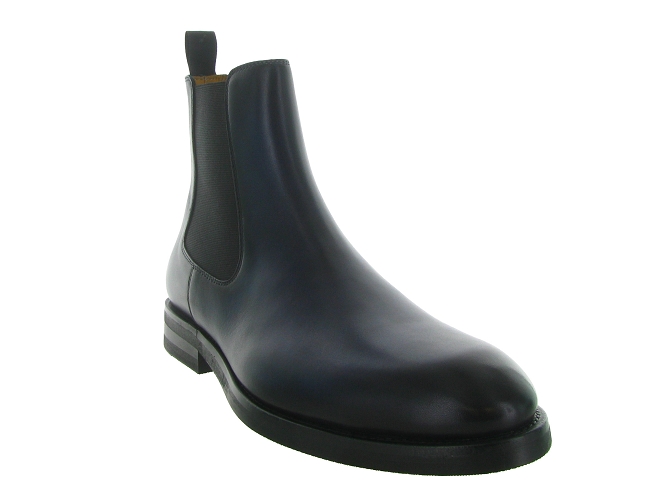 bottines et boots - Chelsea - homme - Cuir - Bleu Marine - Magnanni9759901_3