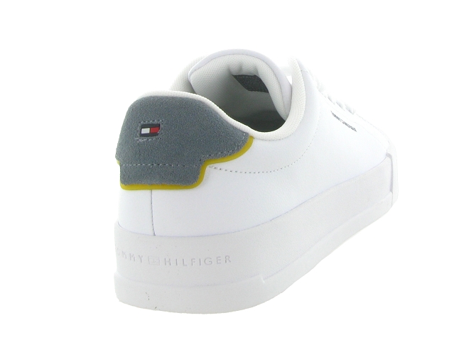 baskets et sneakers - Tendance - homme - Cuir - Blanc - Tommy hilfiger9787001_5