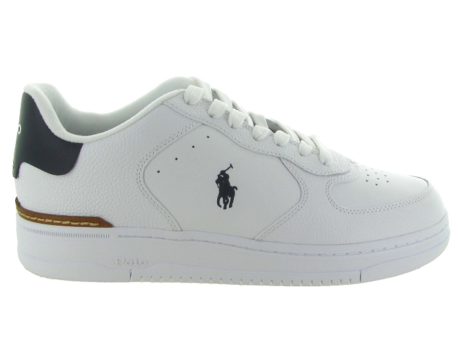 baskets et sneakers - Tendance - homme - Cuir - Blanc - Ralph lauren9799701_2