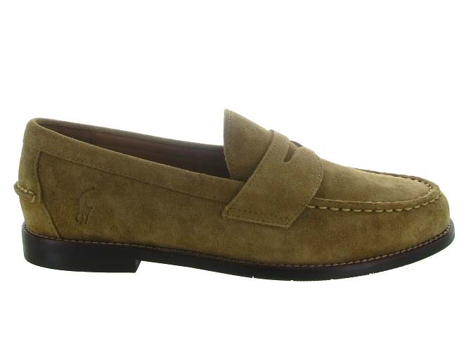 mocassins - Elégant - homme - Nubuck - Camel - Ralph lauren9811701_2