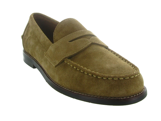 mocassins - Elégant - homme - Nubuck - Camel - Ralph lauren9811701_3