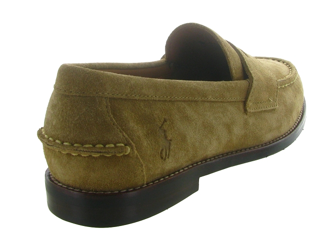 mocassins - Elégant - homme - Nubuck - Camel - Ralph lauren9811701_5