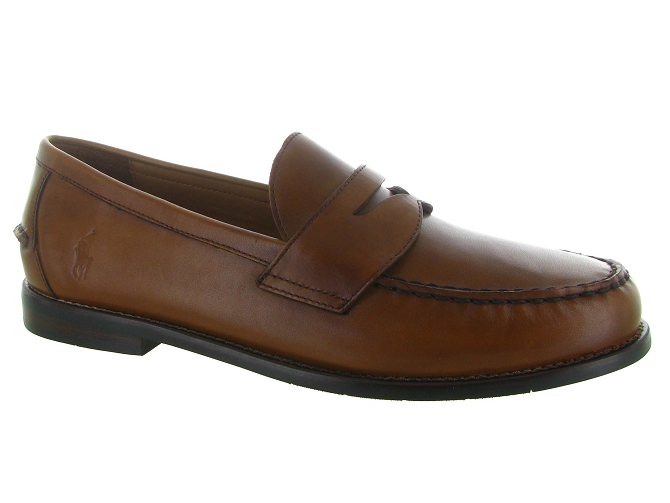 mocassins - Elégant - homme - Cuir - Marron - Ralph lauren