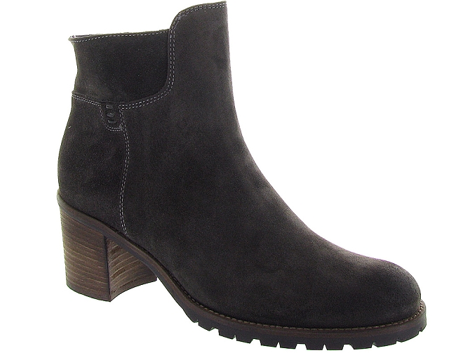 bottines et boots - Casual - femme - Nubuck - Gris - Kelibe