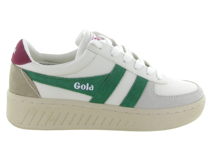 baskets et sneakers - Tendance - femme - Cuir - Blanc - Gola9861101_2