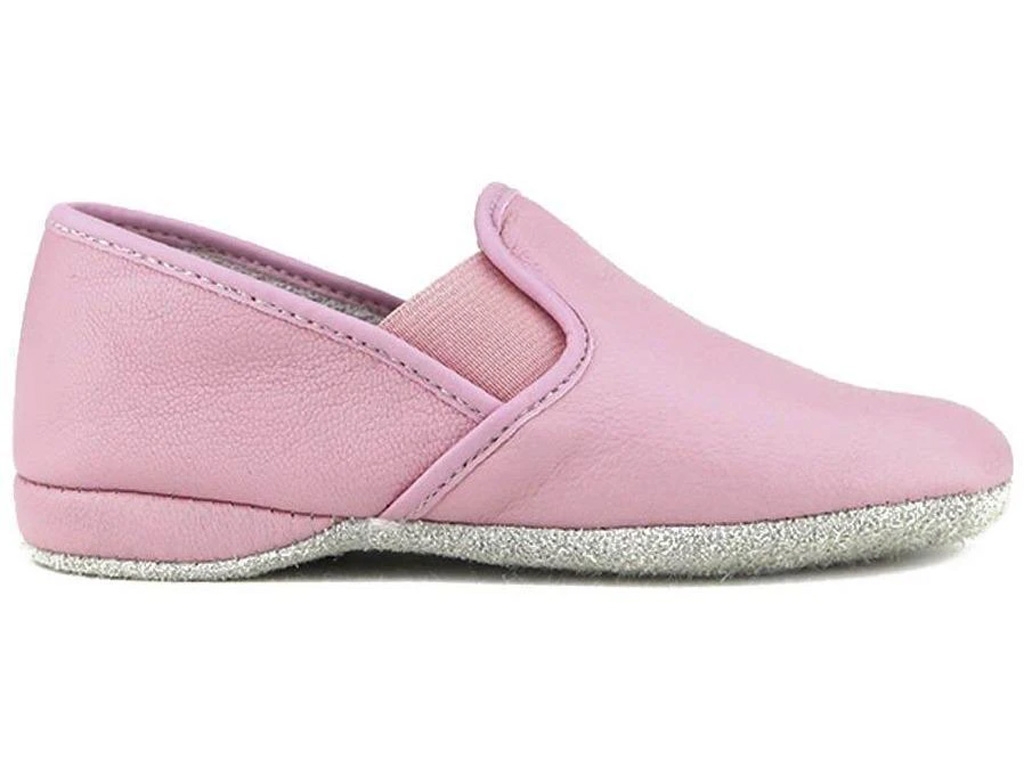 chaussons et pantoufles junior fille Erel chaussures de france pirou rose