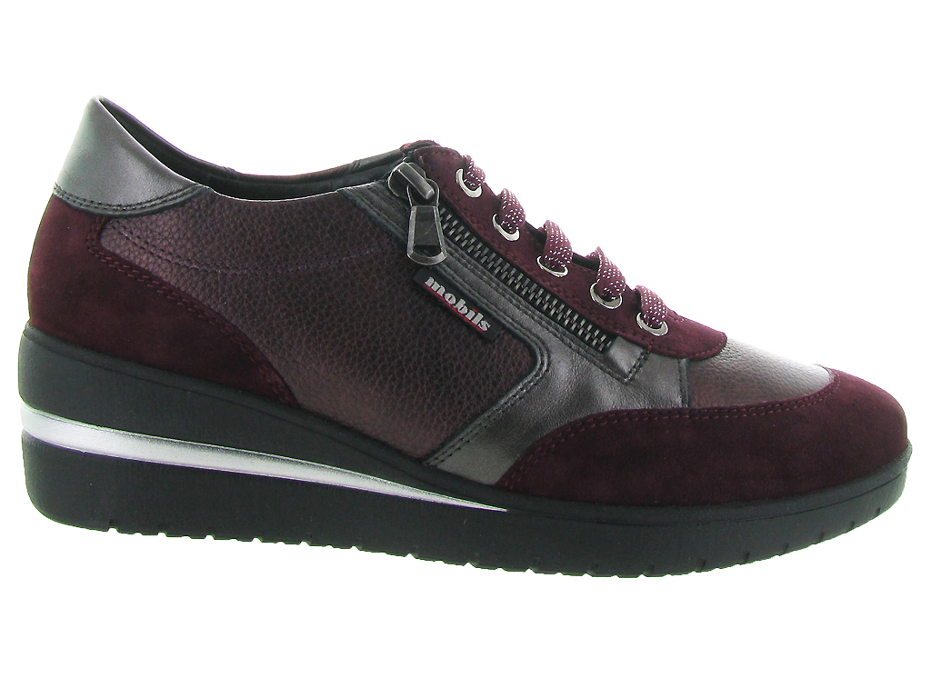 chaussures a lacets femme Mephisto patrizia bordeaux Chaussures