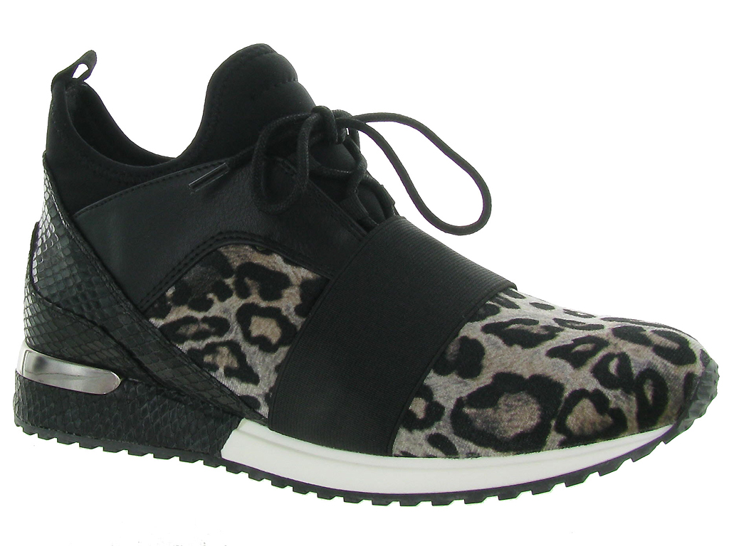 basket reqins femme leopard