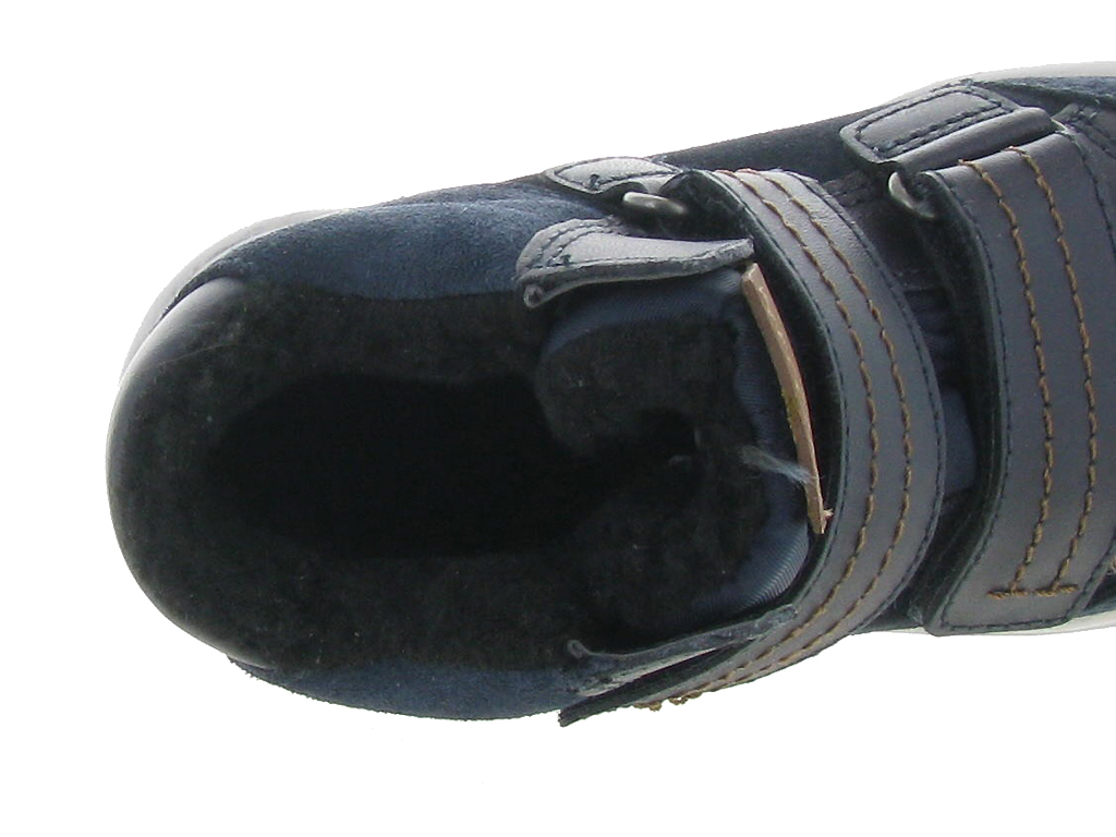 chaussures a scratch junior garcon Kickers baikonour marine